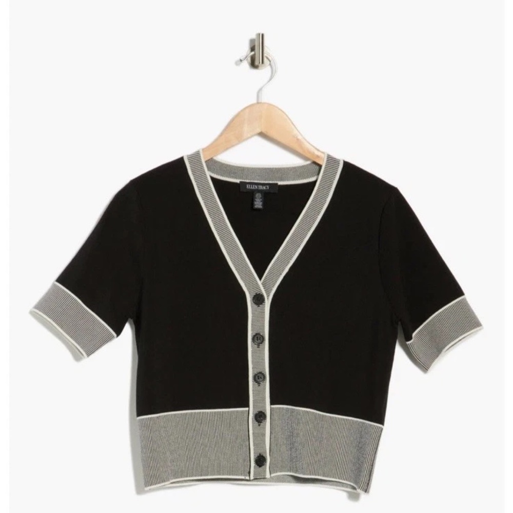 Ellen Tracy V-Neck Sweater Size S NWT